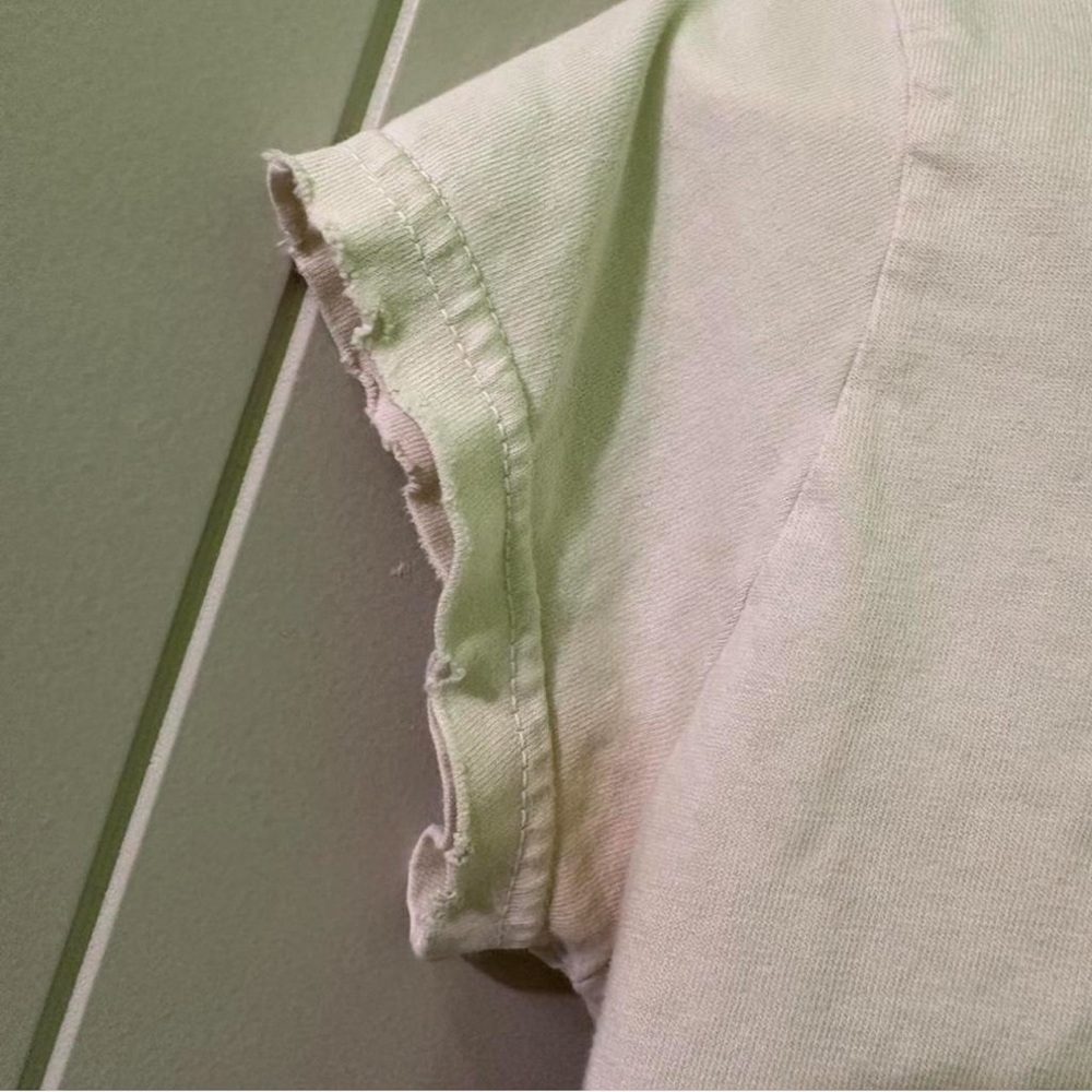 Y2K Vintage JUICY COUTURE single stitch basic white cotton velvet tee shirt Sm - Picture 4 of 8